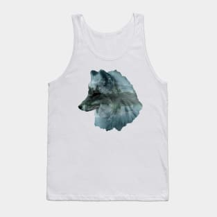 Kawaii mountain fox Tank Top